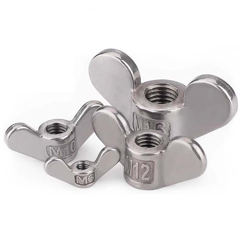 Anglies plieno JAV apvalios sparnuotos veržlės