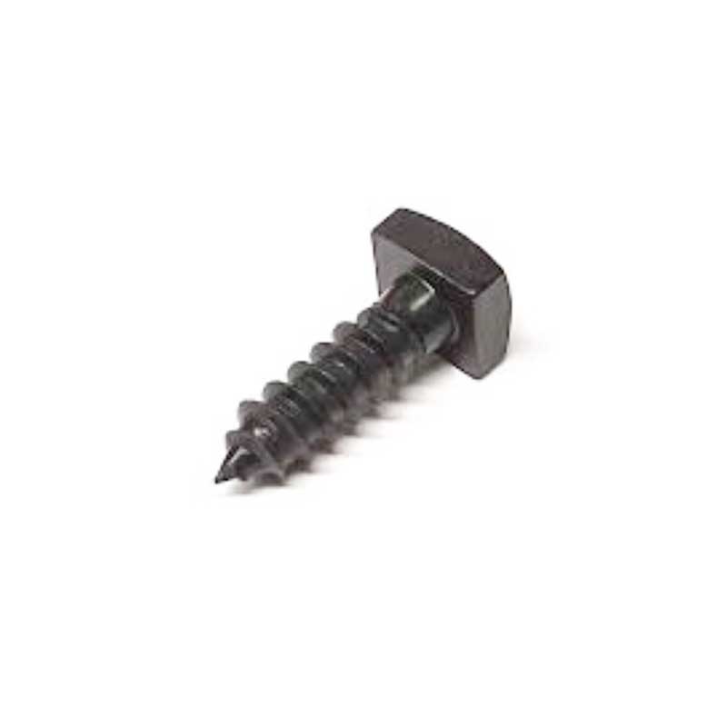 Patvarus Screw Lag Square Head Plieno juodasis oksidas