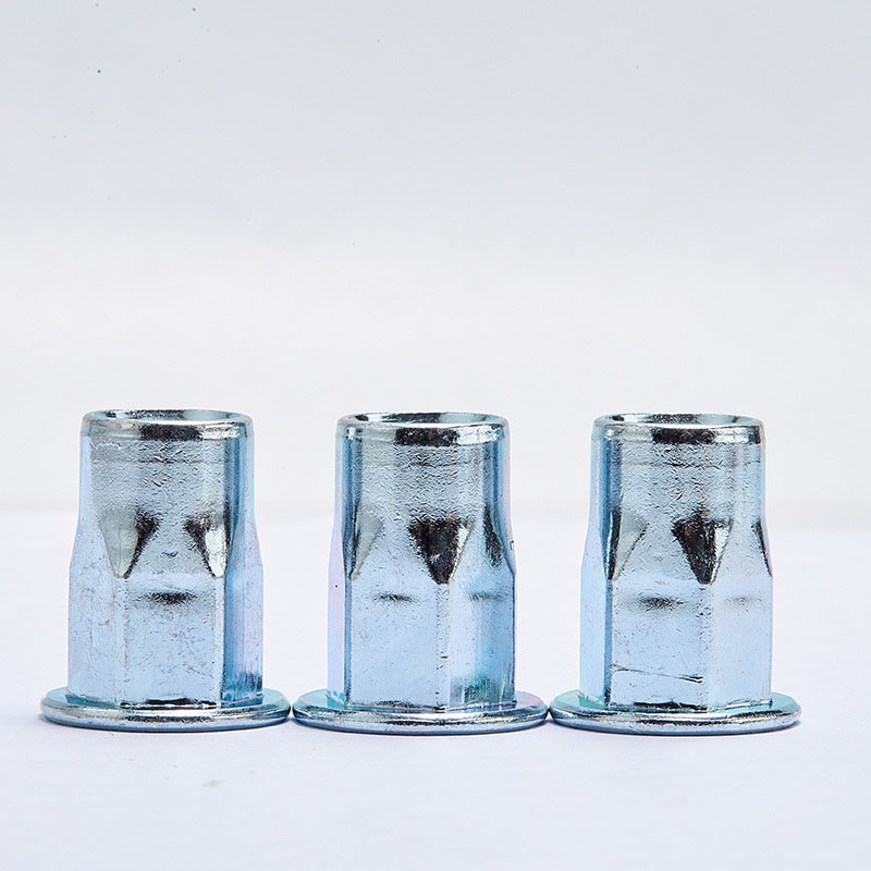 Šešiakampė fiksavimo šešiakampė kniedės veržlė