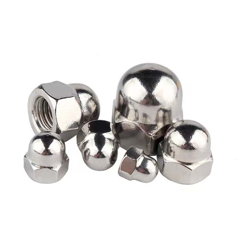 Didelio efektyvumo šešiakampės kupolo formos veržlės