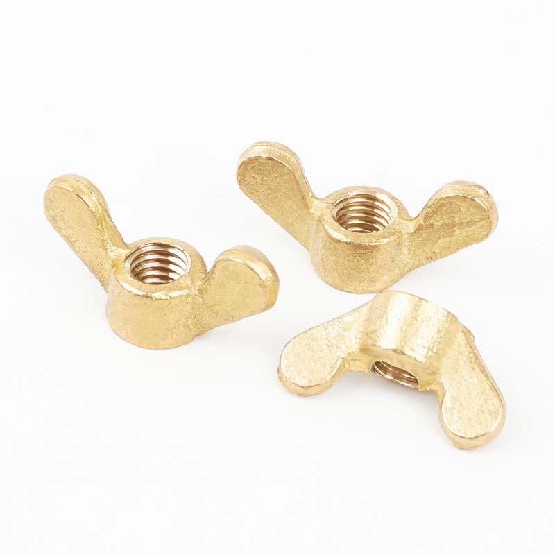 Didelio stiprumo metrinės apvalios sparnuotos veržlės