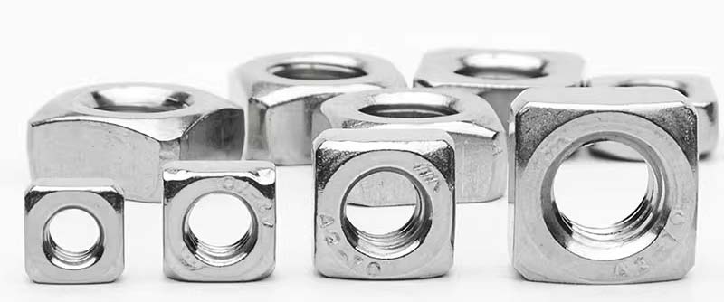 coarse finished square nut