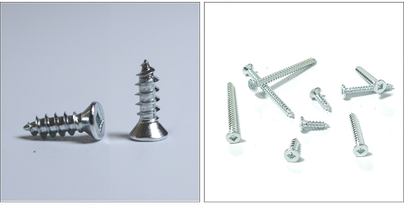 Square drive countersunk screw
