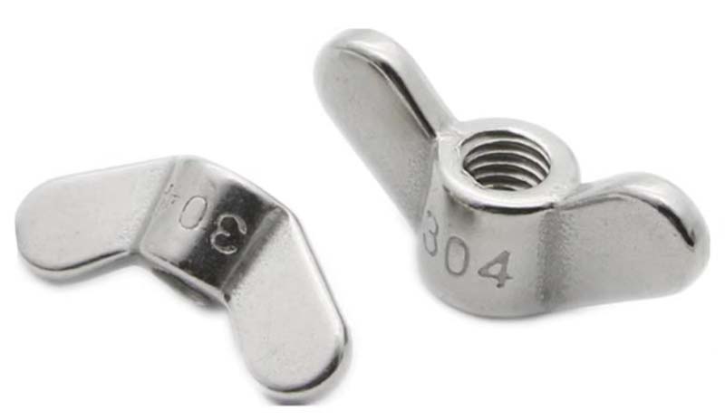Carbon steel metric round wing nuts