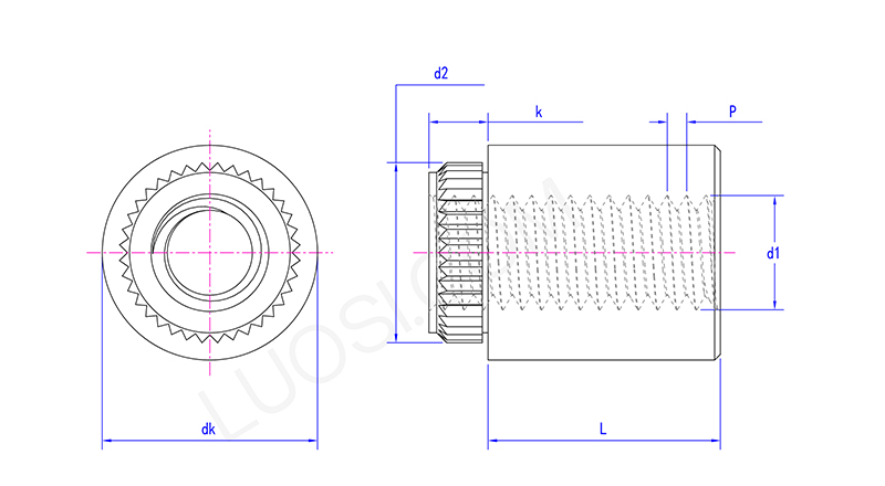 UN riveted stud for PCB board UN riveted stud for PCB board