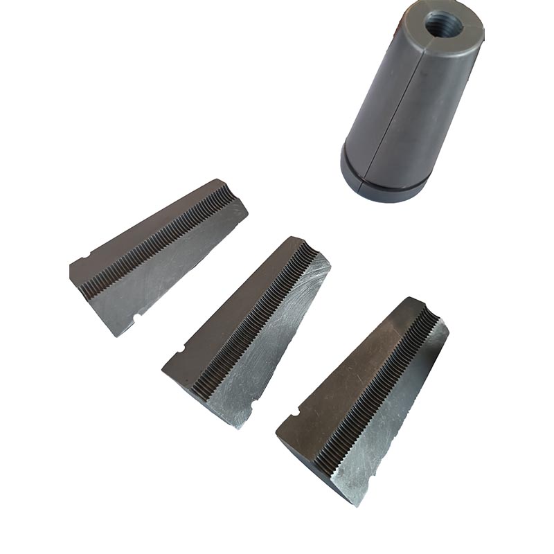 Stulpelio įtempimo griebtuvo pleištas