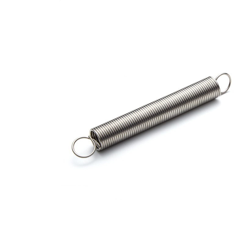 Galingai pailgėjanti tempimo spyruoklė