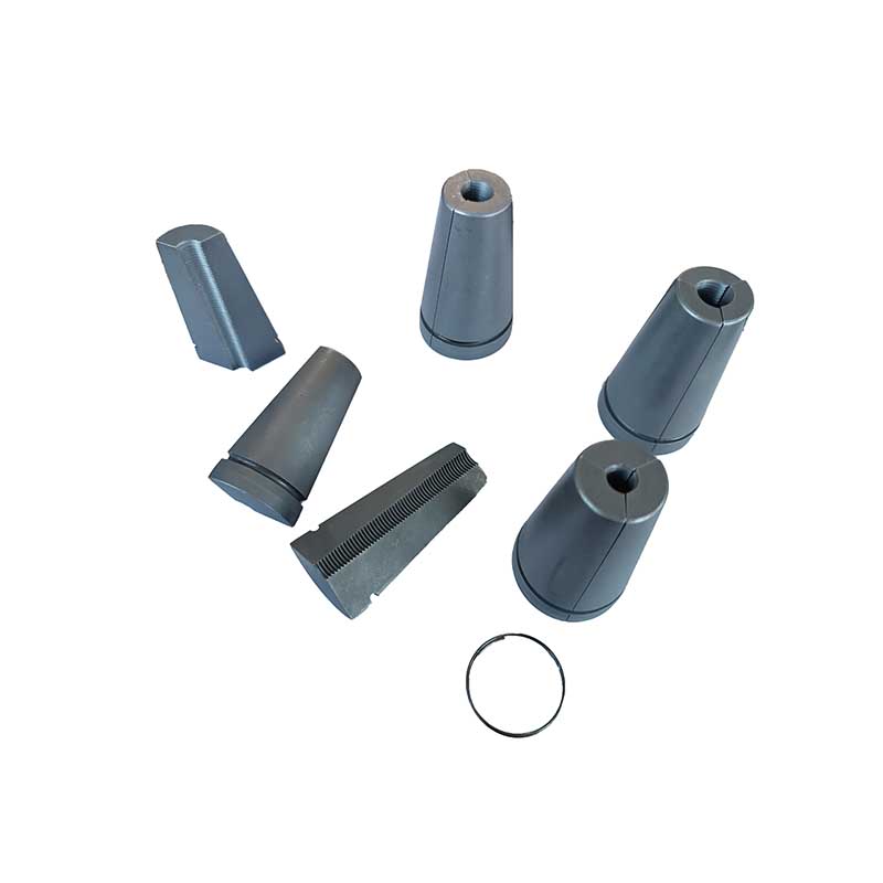 Iš anksto įtempiamas kompiuterio vielos tvirtinimo griebtuvas