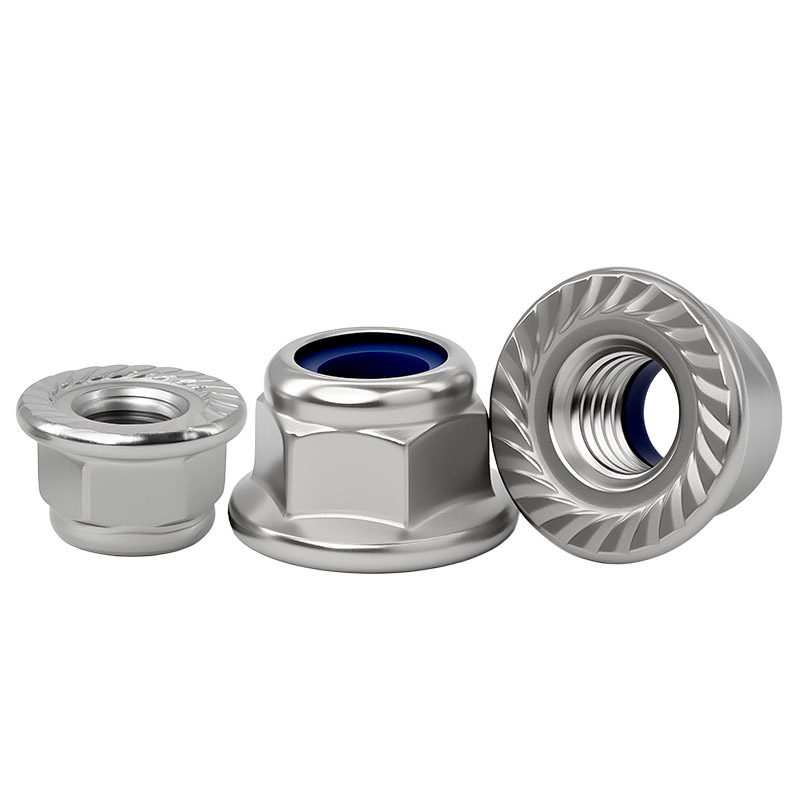 Vyraujančio sukimo momento šešiakampės veržlės su flanšu